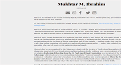 Desktop Screenshot of mukhtaribrahim.com